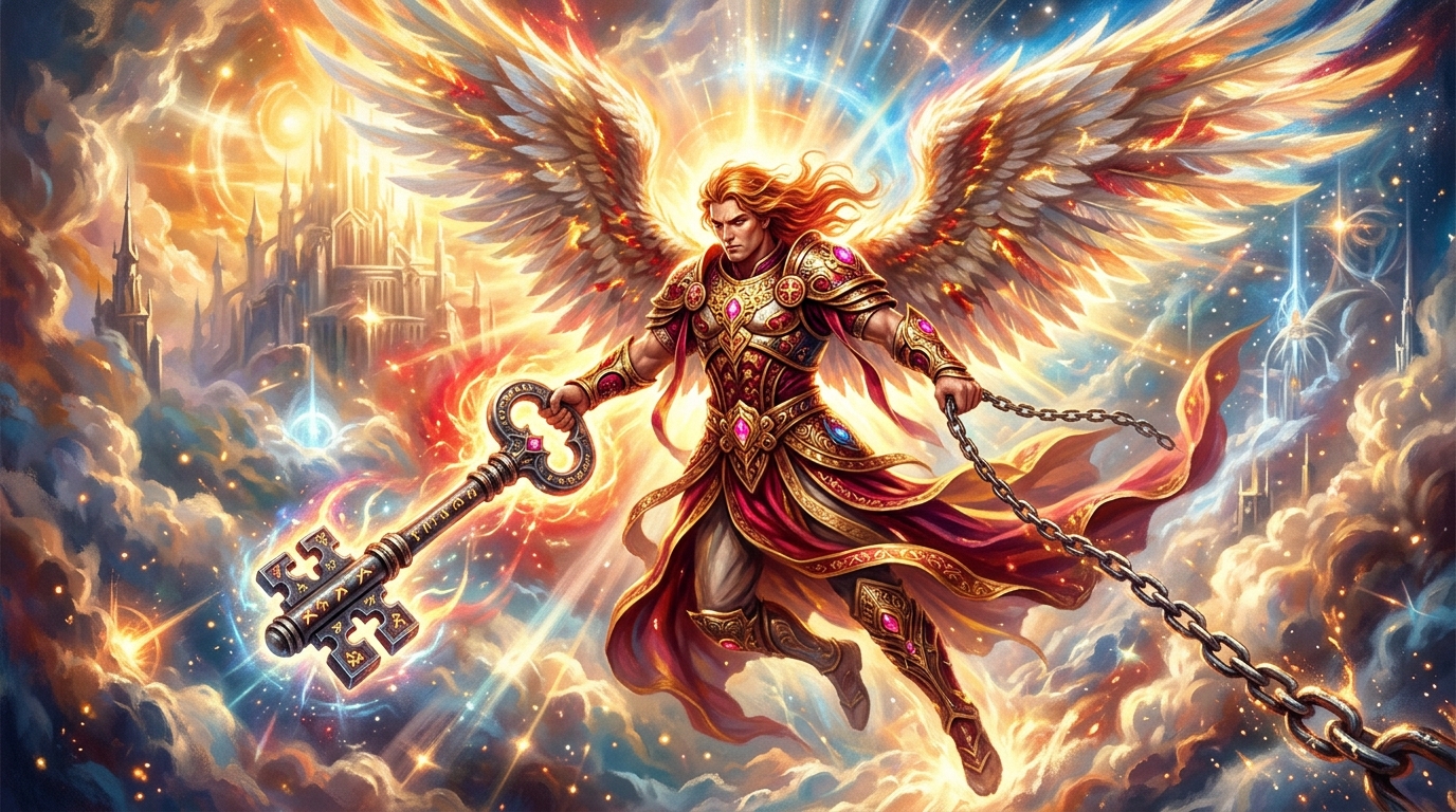 El ángel con la llave del abismo