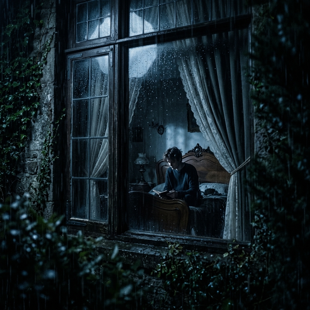 Ventana en la noche