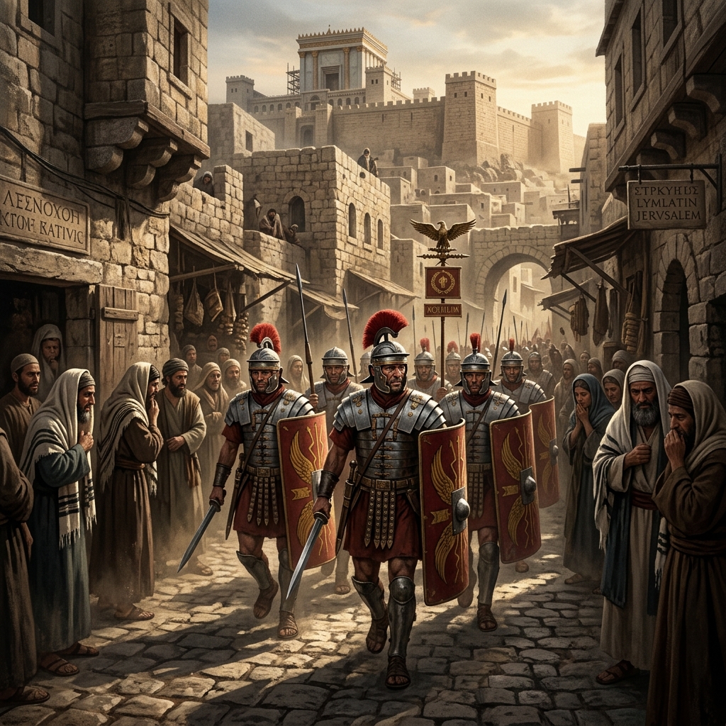 Romana dominando Jerusalén